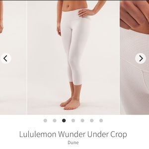 Lululemon wunder under crop